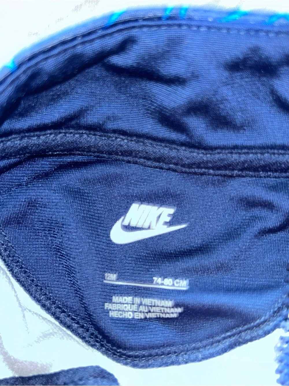 Nike Navy & Teal Kids Sweatpants and Zip Jacket Set